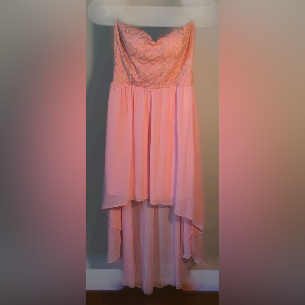 NWT Janice Pink Sweetheart Strapless Dress
